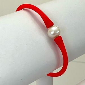 FRESH WATER PEARL | Silicone Bracelet | NEW!